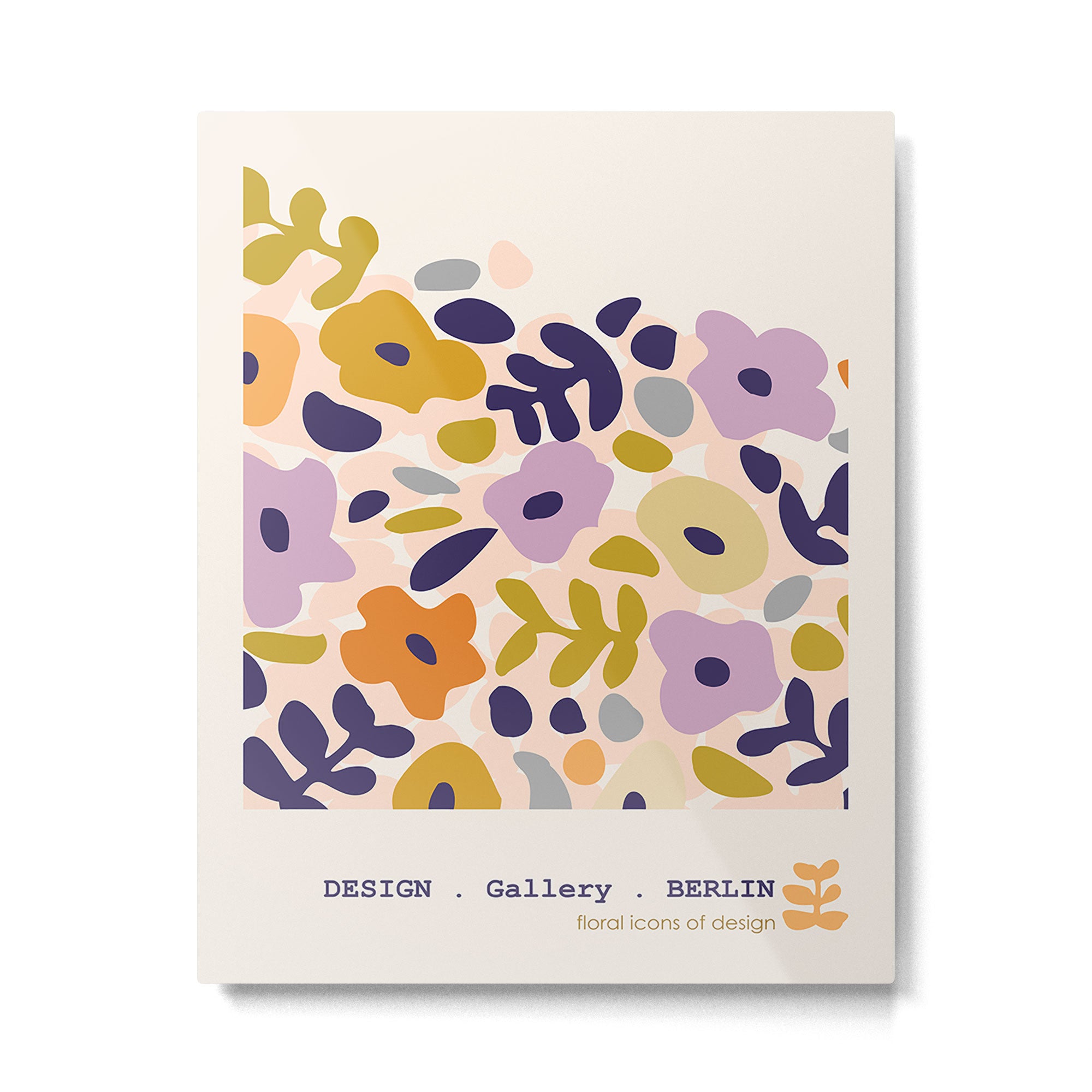 Design Gallery Berlin floral icons of design Metal Print Gallery Image 4