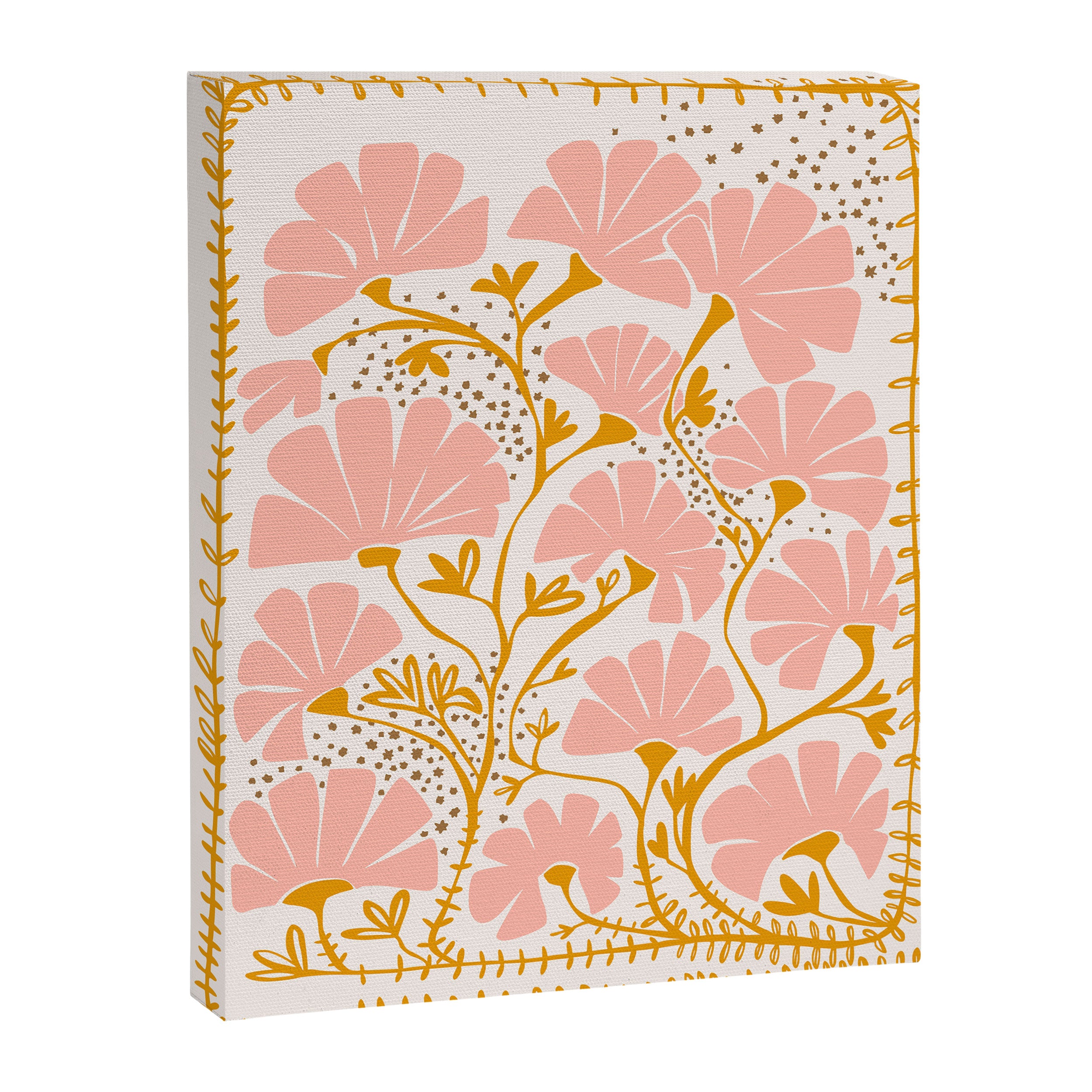 Ever blooming good vibes soft colors Canvas Print Gallery Image 6