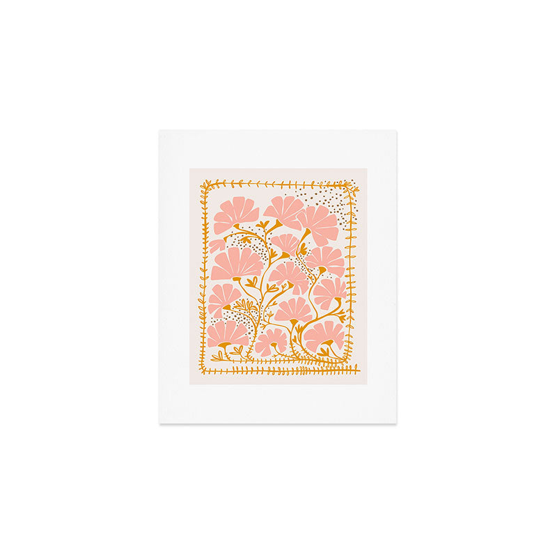 Ever blooming good vibes soft colors Art Print Gallery Image 1
