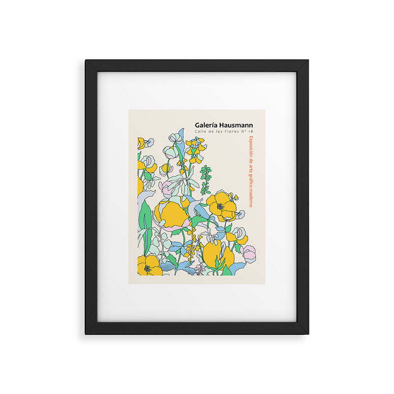 Exhibition of modern graphic art Madrid Framed Art Print Gallery Image 5