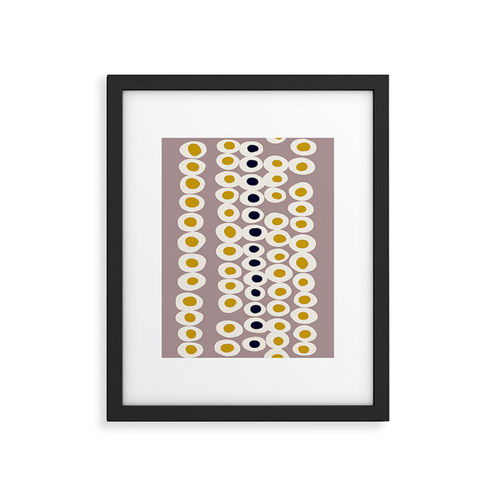 expectant iteration abstract build up Framed Art Print Gallery Image 1