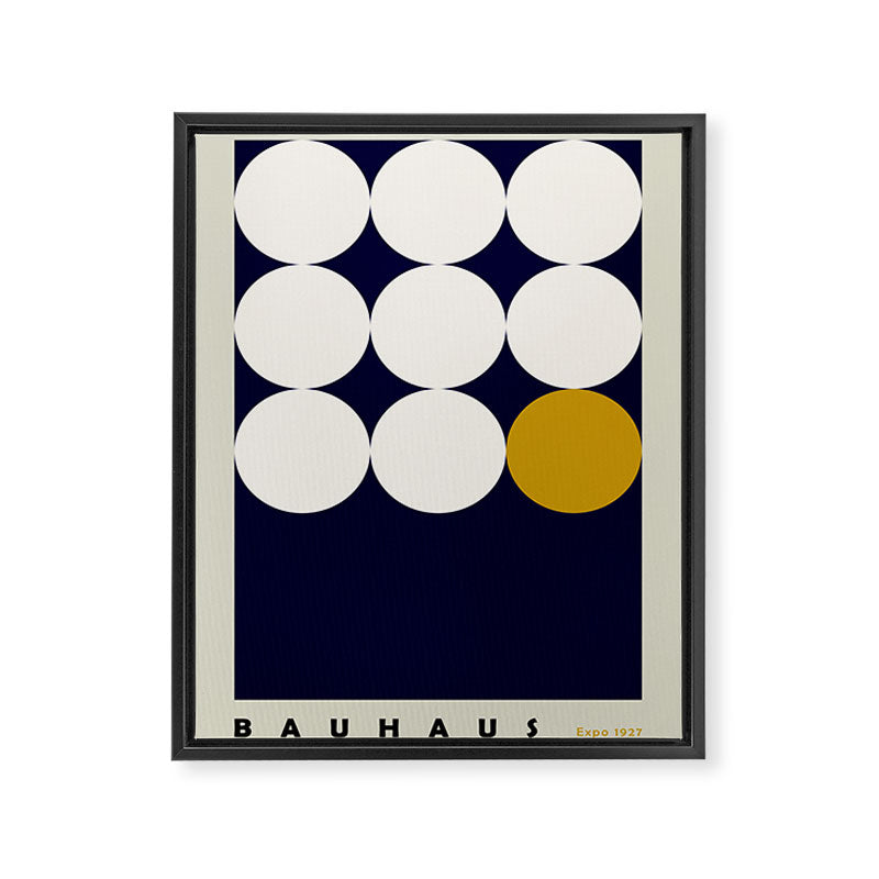 expectant iteration bauhaus Framed Canvas Print Gallery Image 6