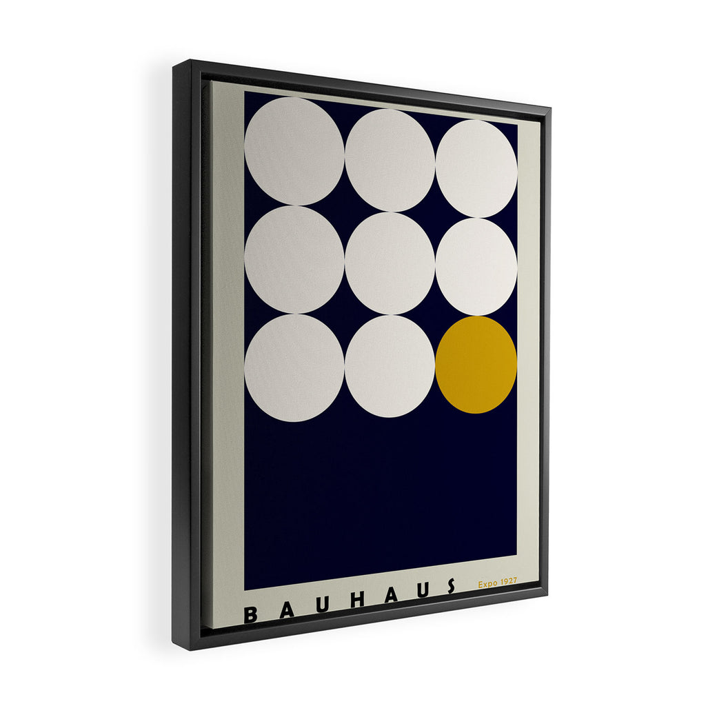 expectant iteration bauhaus Framed Canvas Print Gallery Image 2