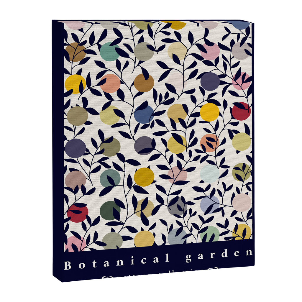expectant iteration botanical garden pattern Canvas Print Gallery Image 6