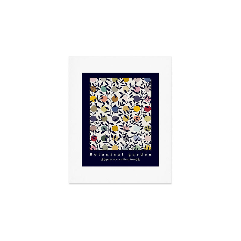 expectant iteration botanical garden pattern Art Print Gallery Image 1