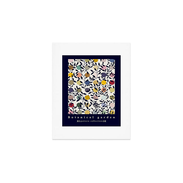 expectant iteration botanical garden pattern Art Print Gallery Image 1