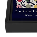 expectant iteration botanical garden pattern Framed Canvas Print Gallery Image 3