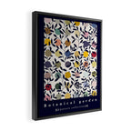 expectant iteration botanical garden pattern Framed Canvas Print Gallery Image 2