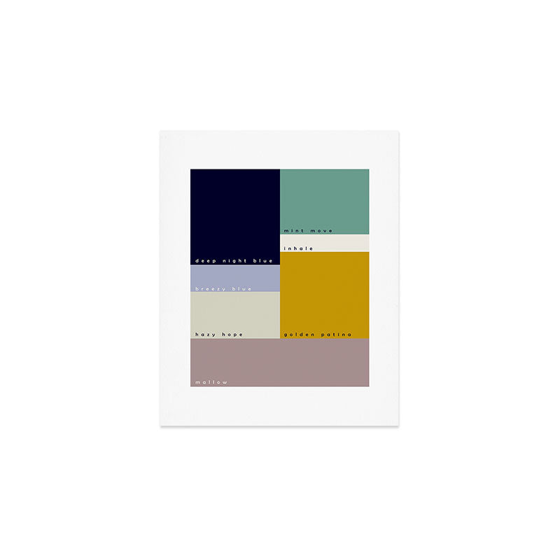 expectant iteration colored emotions Art Print Gallery Image 1