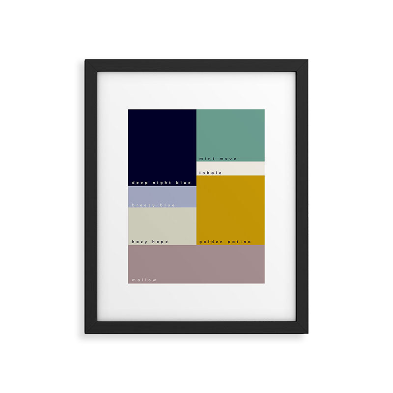 expectant iteration colored emotions Framed Art Print Gallery Image 5