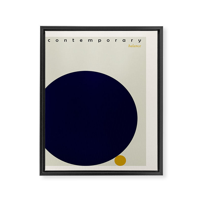 expectant iteration contemporary balance Framed Canvas Print Gallery Image 6