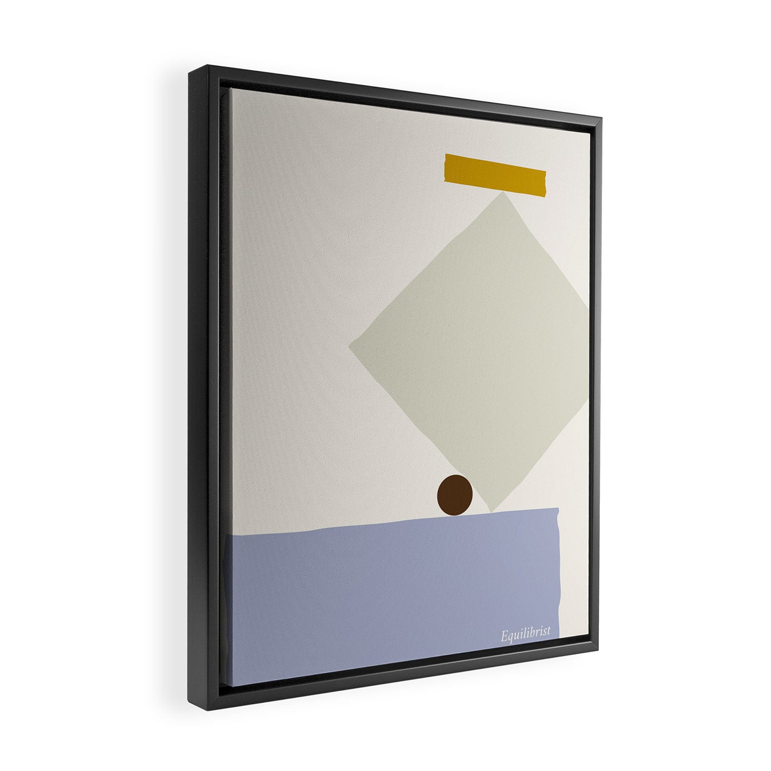 expectant iteration equilibrist Framed Canvas Print Gallery Image 2