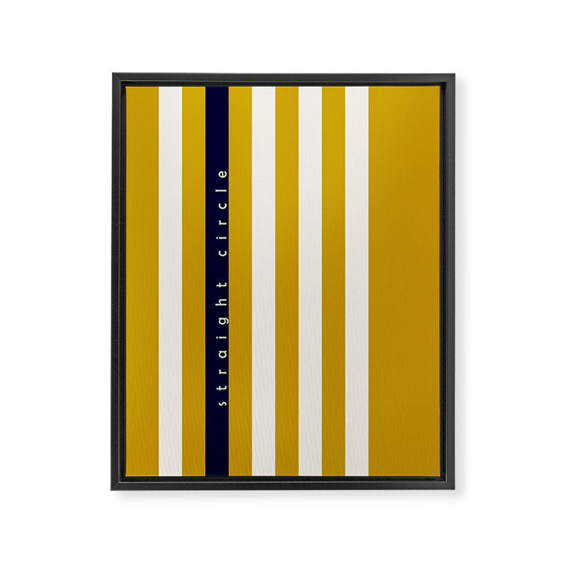 expectant iteration straight circle Framed Canvas Print Gallery Image 6