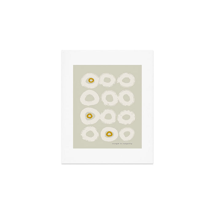 expectant iteration strength in tranquility Art Print Gallery Image 1