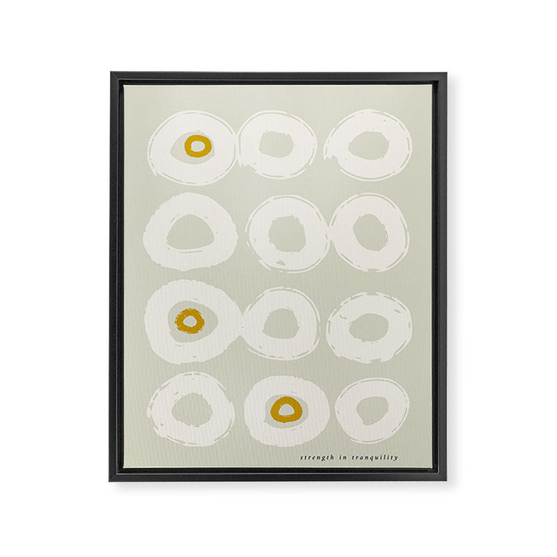 expectant iteration strength in tranquility Framed Canvas Print Gallery Image 6