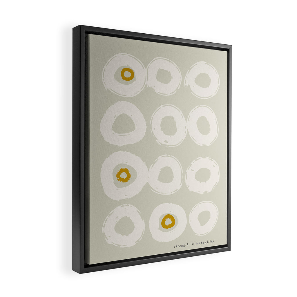 expectant iteration strength in tranquility Framed Canvas Print Gallery Image 2