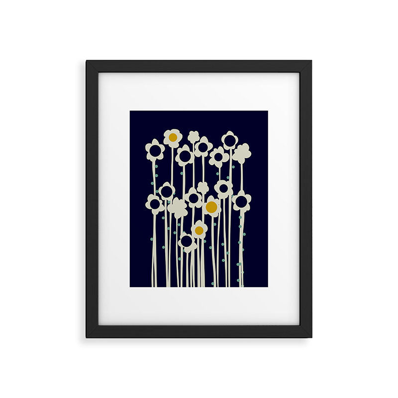 expectant iteration winter sun flowers Framed Art Print Gallery Image 5