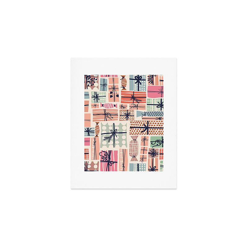 Favorite gift wrapped chalky Art Print Gallery Image 1