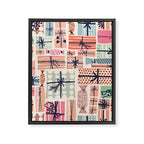 Favorite gift wrapped chalky Framed Canvas Print Gallery Image 6