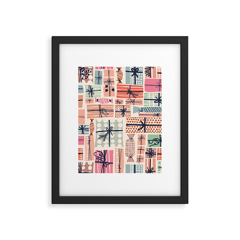 Favorite gift wrapped chalky Framed Art Print Gallery Image 5