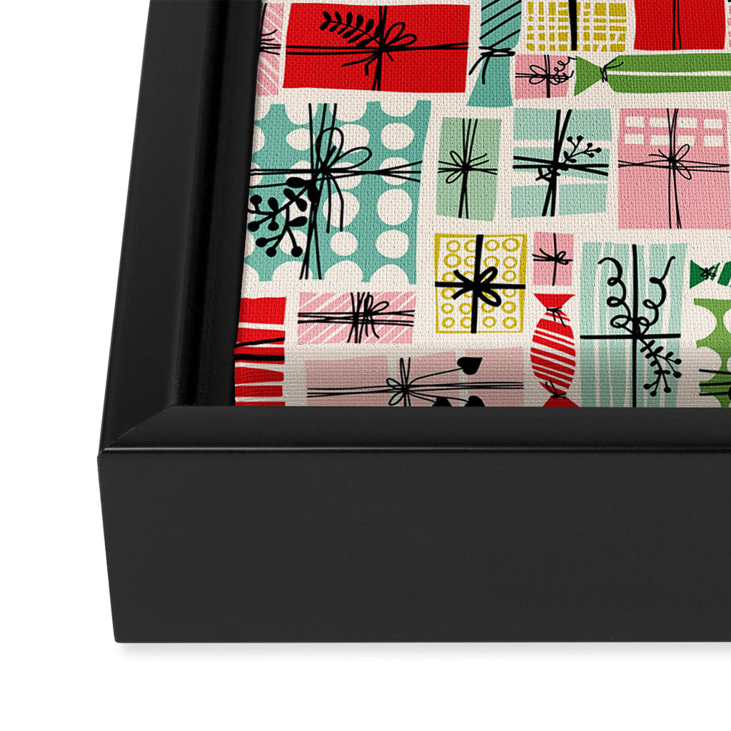 Favorite gift wrapped Framed Canvas Print Gallery Image 3
