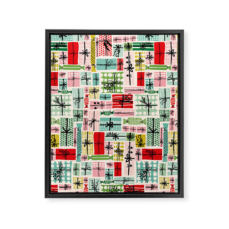 Favorite gift wrapped Framed Canvas Print Gallery Image 6