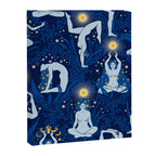 Feel the Cosmic Balance blue Canvas Print Gallery Image 6