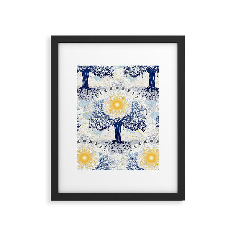 Feel the Cosmic Mother Earth Framed Art Print Gallery Image 5