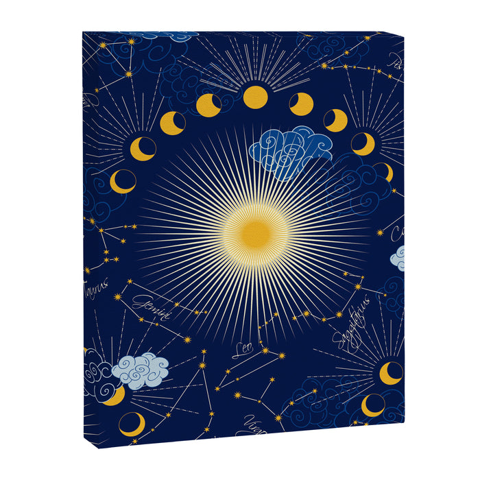 Feel the Cosmic night Sky Canvas Print Gallery Image 1