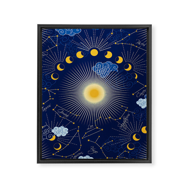 Feel the Cosmic night Sky Framed Canvas Print Gallery Image 8
