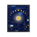 Feel the Cosmic night Sky Framed Canvas Print Gallery Image 8