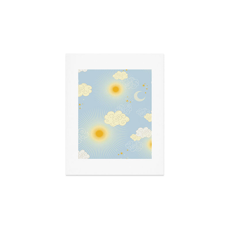 Feel the Cosmic summer day Art Print Gallery Image 1
