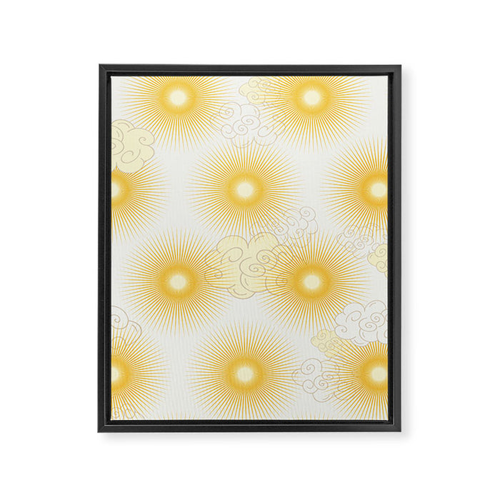 Feel the Cosmic summer heat Framed Canvas Print Gallery Image 1