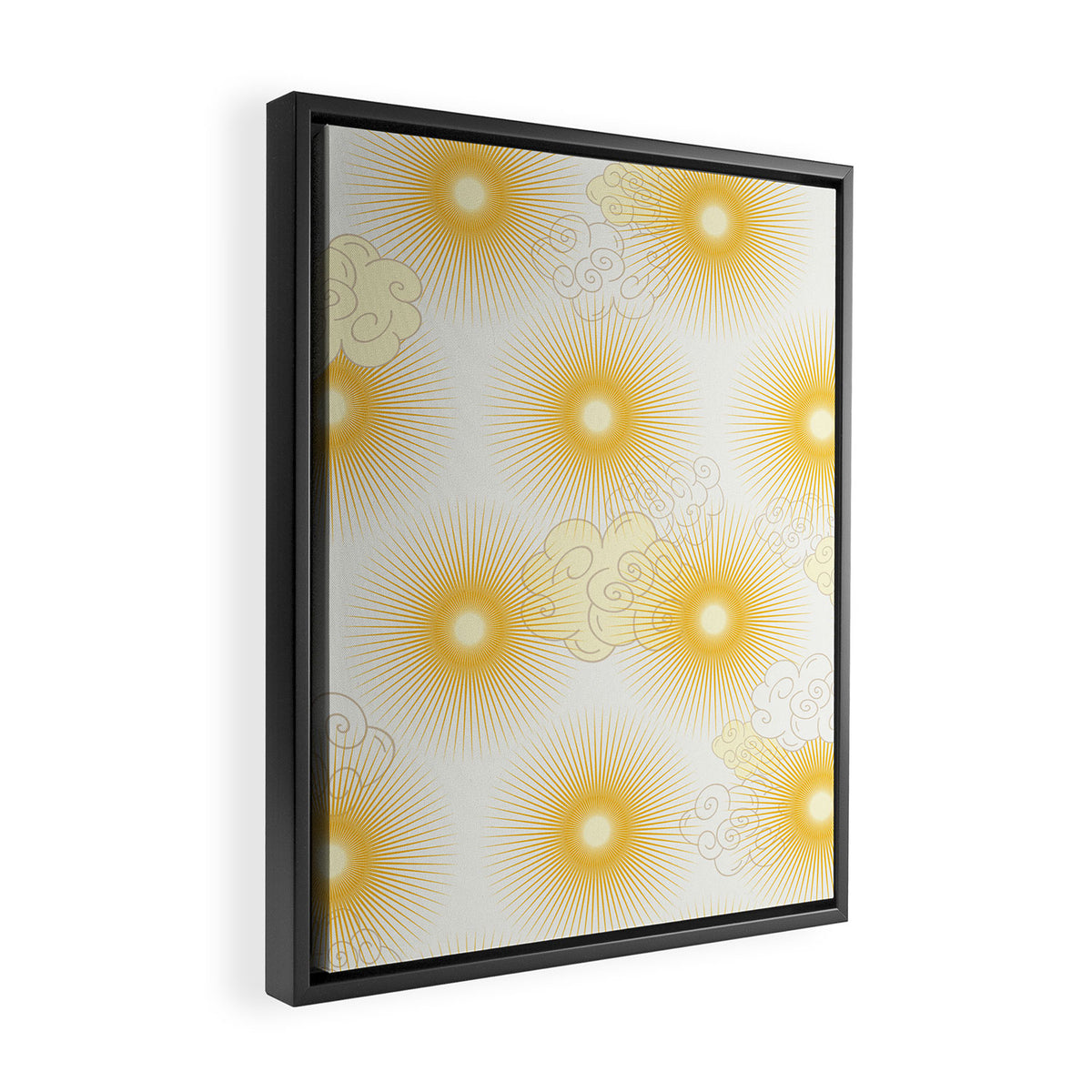 Feel the Cosmic summer heat Framed Canvas Print Gallery Image 2