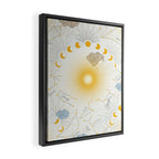 Feel the Cosmic Zodiac signs Framed Canvas Print Gallery Image 2