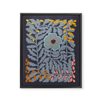 Fern leaves and flower Framed Canvas Print Gallery Image 6
