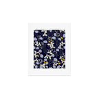 Floral elegance dark summer night Art Print Gallery Image 1