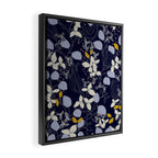 Floral elegance dark summer night Framed Canvas Print Gallery Image 2