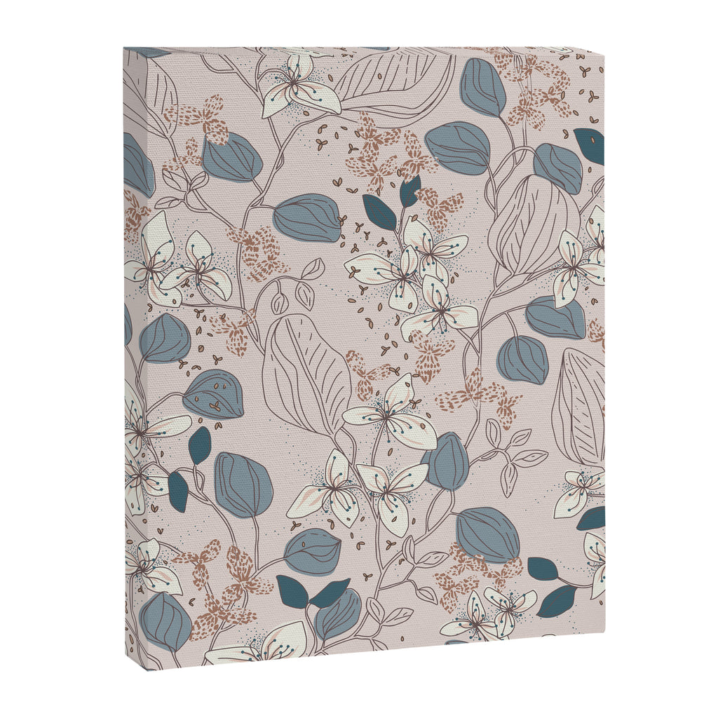 Floral elegance relaxed subtle contrasts Canvas Print Gallery Image 6