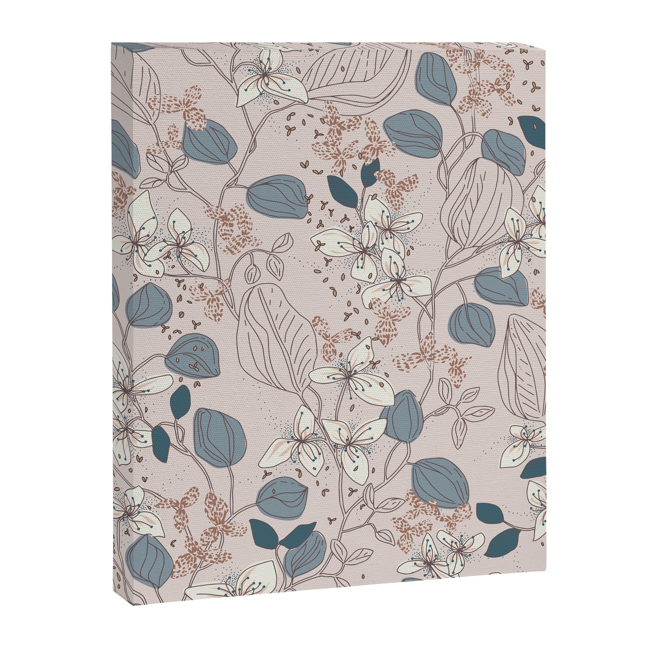 Floral elegance relaxed subtle contrasts Canvas Print Gallery Image 6
