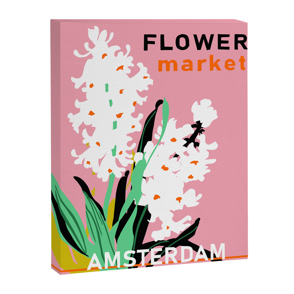 Flower Market Amsterdam Canvas Print Gallery Image 6