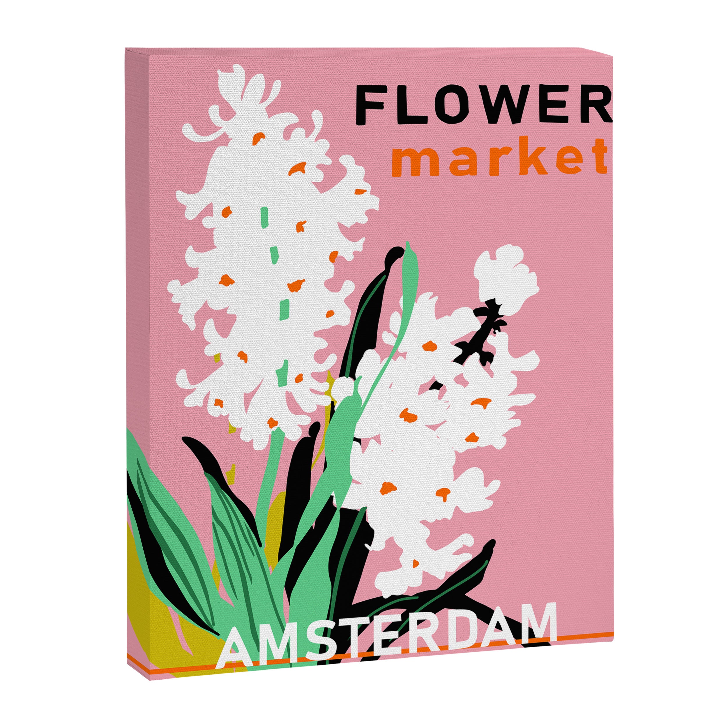 Flower Market Amsterdam Canvas Print Gallery Image 6