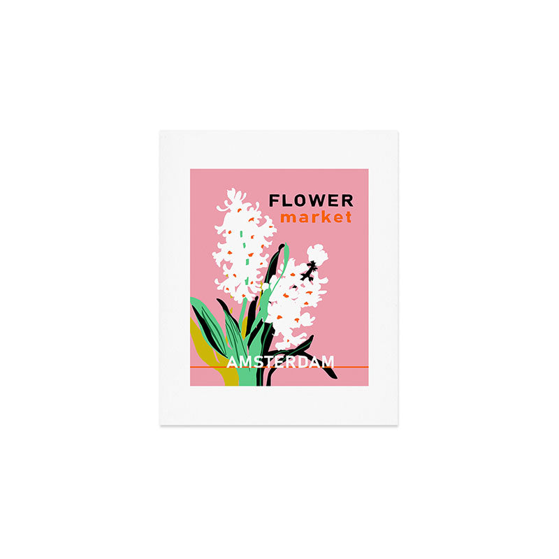 Flower Market Amsterdam Art Print Gallery Image 1