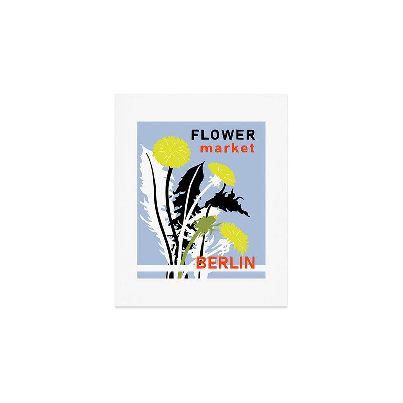 Flower Market Berlin Art Print Gallery Image 1