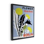 Flower Market Berlin Framed Canvas Print Gallery Image 2