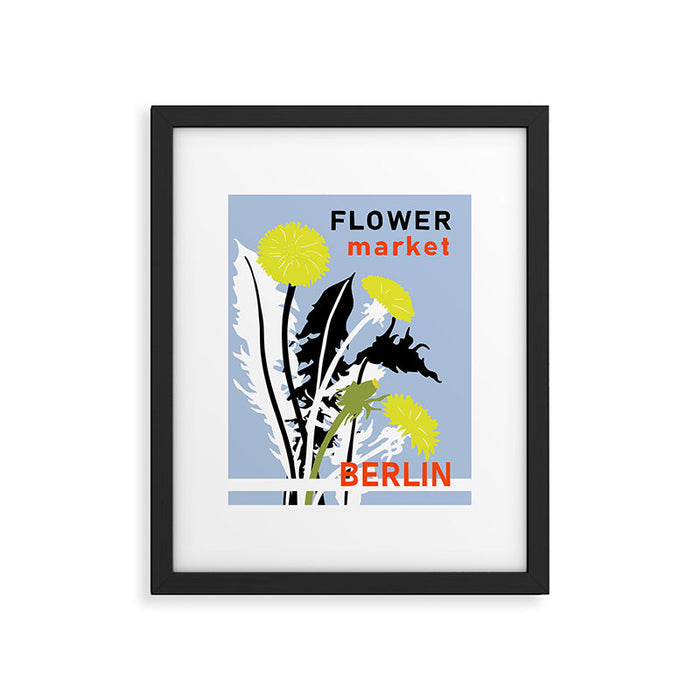 Flower Market Berlin Framed Art Print Gallery Image 1