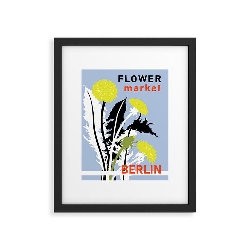 Flower Market Berlin Framed Art Print Gallery Image 5