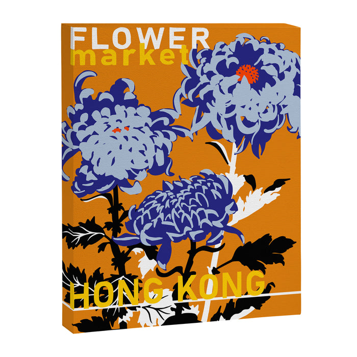 Flower Market Hong Kong Canvas Print Gallery Image 1