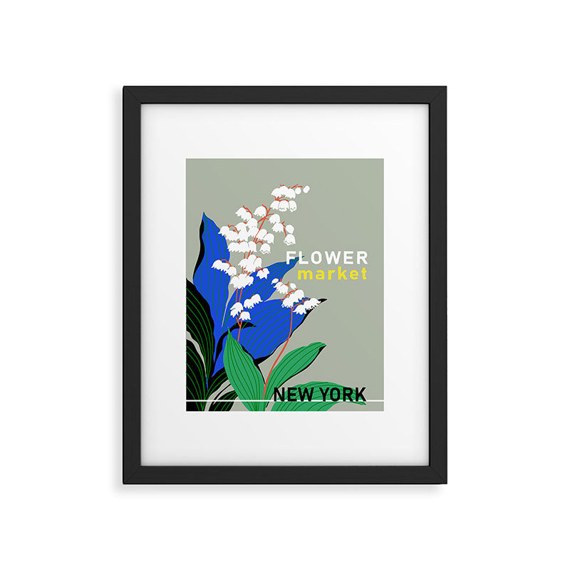 Flower Market New York Framed Art Print Gallery Image 5