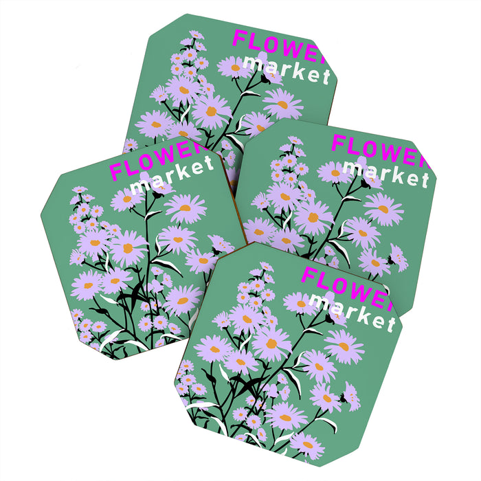 Flower Market Rome Coaster Gallery Image 1